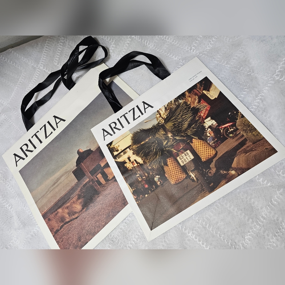 2× Aritzia Shopping Bags